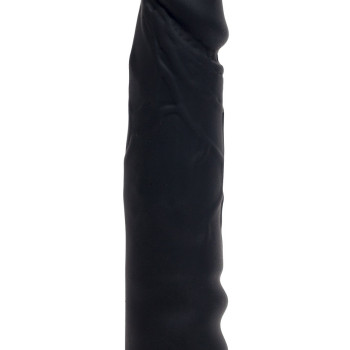 Фаллоимитатор анальный силиконовый  черный, 15 см х 2.5 см47533-MM