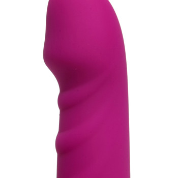 Вибратор силиконовый для точки G Фиолетовый 17 х 3,5 см 47543-MM