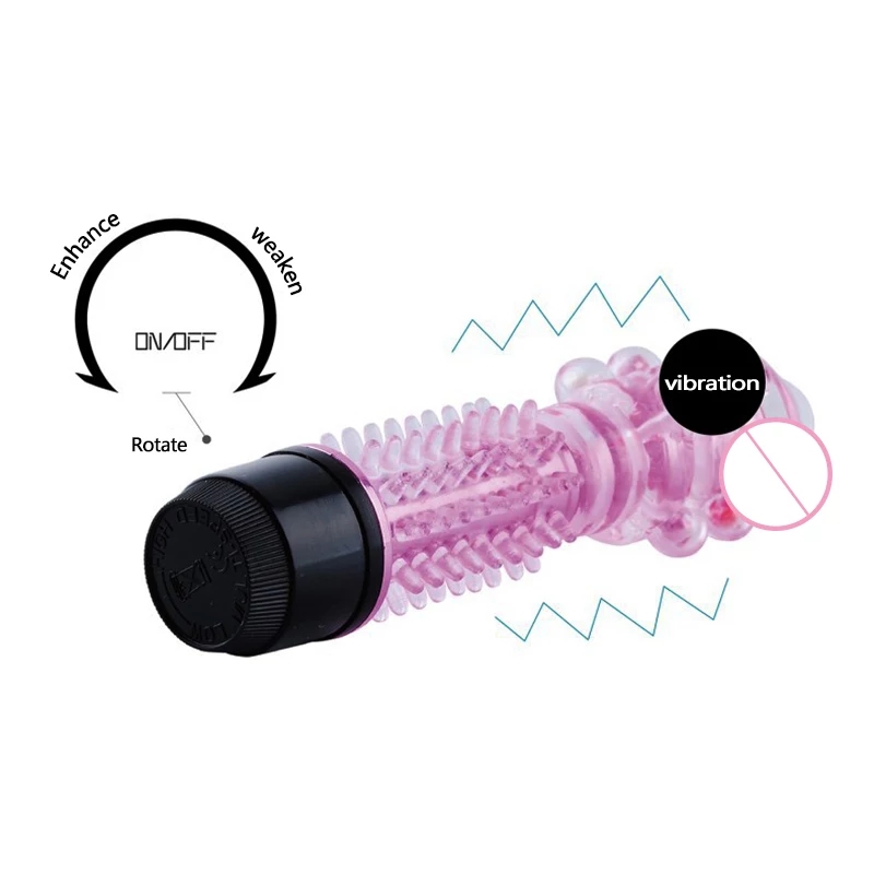 Вибратор 16,5х 3,5 см с дополнительными пупырышками, розовый 47545-MM