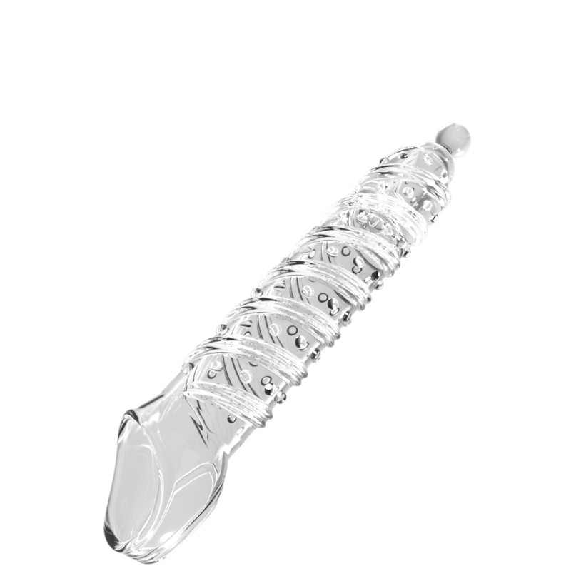 Вибронасадка рельефная с держателем мошонки, 22 х 3,5 см 47558-MM