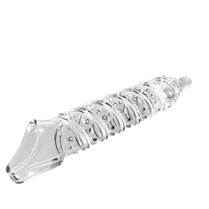 Вибронасадка рельефная с держателем мошонки, 22 х 3,5 см 47558-MM