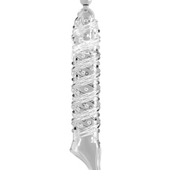 Вибронасадка рельефная с держателем мошонки, 22 х 3,5 см 47558-MM