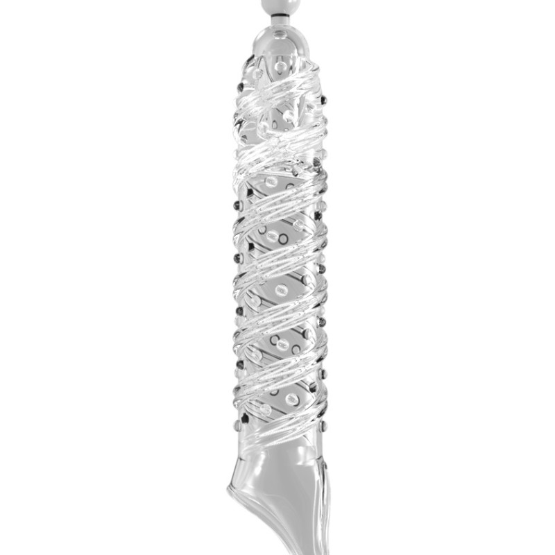 Вибронасадка рельефная с держателем мошонки, 22 х 3,5 см 47558-MM