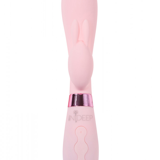 Перезаряжаемый вибратор Indeep PRO Theona Pink 7707-02indeep
