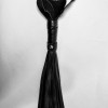 Плеть Чёрная Роза с Кожаными Хвостами 40 см. 54075ars
