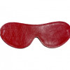 Маска на глаза из эко-кожи красная 50002ars