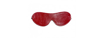 Маска на глаза из эко-кожи красная 50002ars