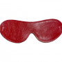 Маска на глаза из эко-кожи красная 50002ars