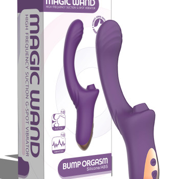 Вагинально-клиторальный вибратор Secwell SW3044-purple