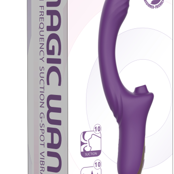 Вагинально-клиторальный вибратор Secwell SW3044-purple