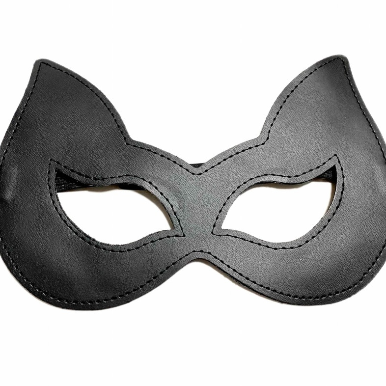 Маска черная из эко-кожи 50003ars