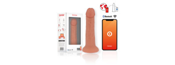 Реалистичный вибратор с приложением D-239511