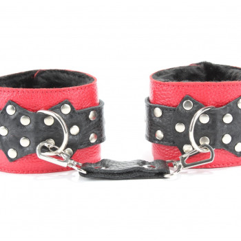 Наручи c натуральным мехом на пряжке 51011ars