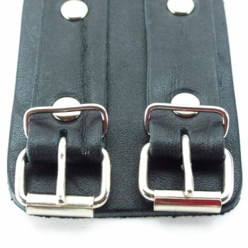 Наручники широкие с двумя ремешками 51019ars