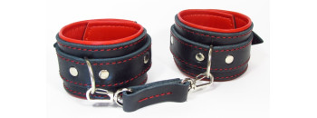 Оковы на руки с красным подкладом 51020ars