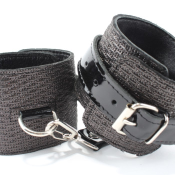 Наручники из натуральной кожи с тиснением 51027ars