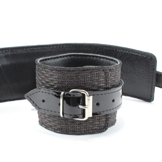 Наручники из натуральной кожи с тиснением 51027ars