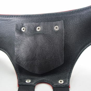 Трусики со штырьком для насадки красные 52017ars