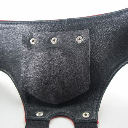 Трусики со штырьком для насадки красные 52017ars