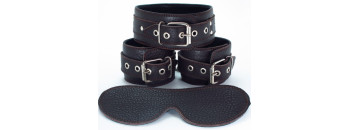 Набор БДСМ из мягкой кожи 53015ars