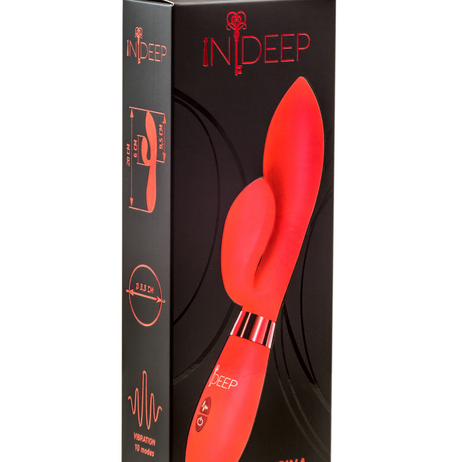 Вибратор Indeep Gina Red 7700-01indeep