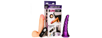 Вибрострапон с двумя насадками UNI strap 6 Harness best of all 531413ru