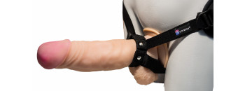 Супер гигант на присоске со страпоном 538900ru