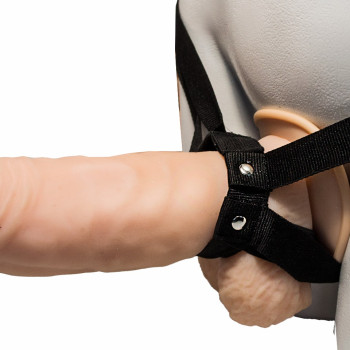 Супер гигант на присоске со страпоном 538900ru