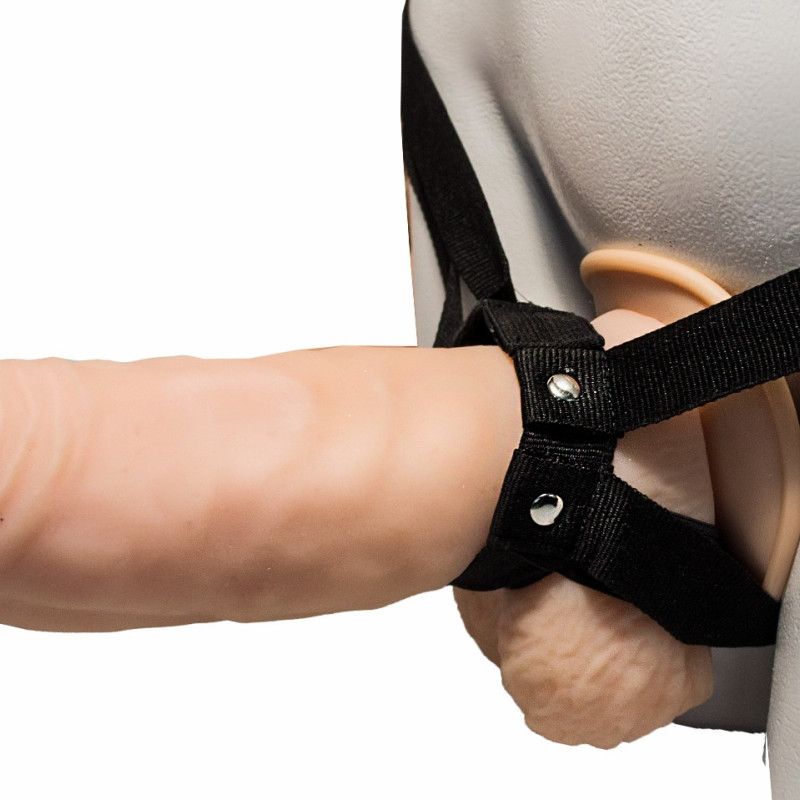 Супер гигант на присоске со страпоном 538900ru