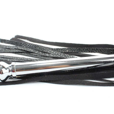 Плетка с металлической ручкой хвосты кож зам 54014ars