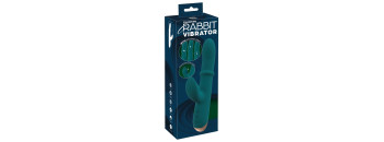 Толкающий вибратор Кролик с подвижным кольцом 5402069ON