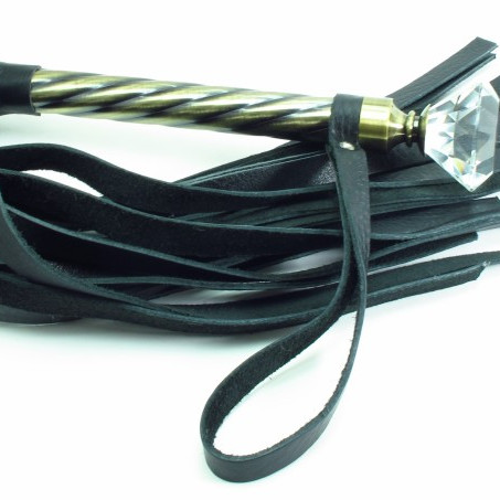 Плеть эксклюзивная с широкими хвостами 54021ars