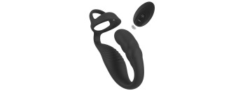 Стимулятор простаты и промежности с кольцом на пенис 540228ON