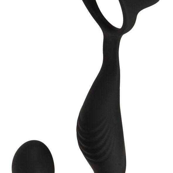 Эрекционное кольцо с простатной пробкой с пультом 5402280ON