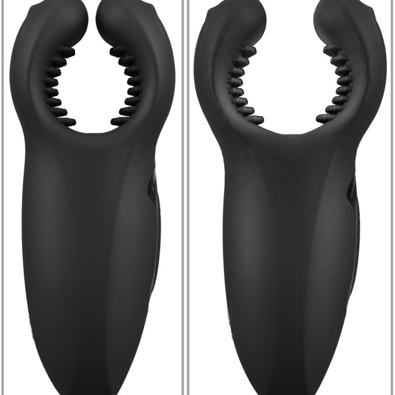 Мужской вибратор-стимулятор с подвижными лепестками 5404568ON