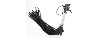 Плеть с серебристой ручкой длинная 54052ars