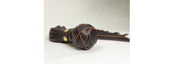 Плеть Генитальная из Натуральной Кожи Коричневая 54078ars