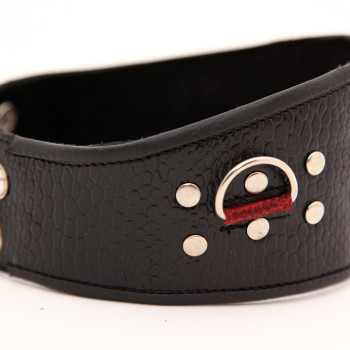 Ошейник кожаный с клепками 55006ars