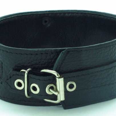 Ошейник черно-красный на пряжке 55023ars