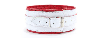 Ошейник белый с кольцом 55046ars