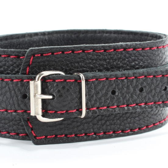 Ошейник из натуральной кожи с шипами OS one size 55048ars