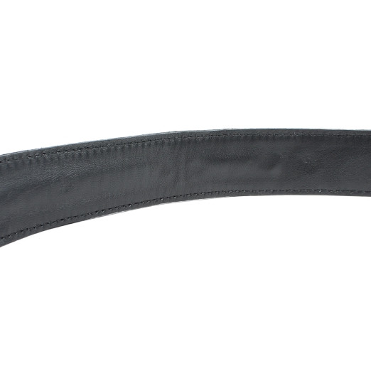 Ошейник из натуральной кожи с красной строчкой PS 55051ars