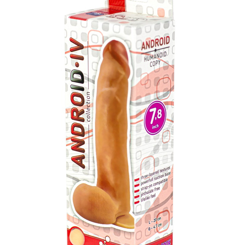 Фаллоимитатор на присоске ANDROID Collection-IV 7.8
