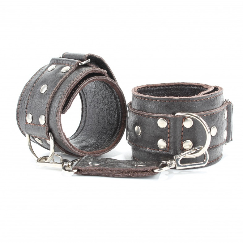 Оковы кожаные коричневые 56002ars