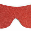 Маска из натуральной кожи красная двухсторонняя 58002ars