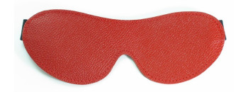 Маска из натуральной кожи красная двухсторонняя 58002ars