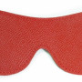 Маска из натуральной кожи красная двухсторонняя 58002ars