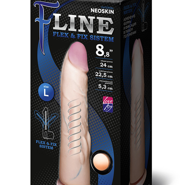 Фаллоимитатор неоскин на присоске 