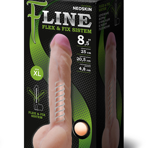 Фаллоимитатор неоскин на присоске 