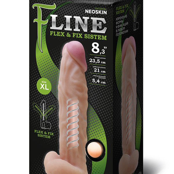 Фаллоимитатор неоскин на присоске 